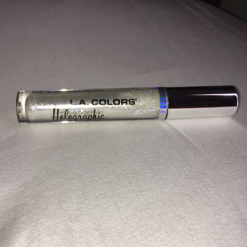 holographic iridescent lip gloss